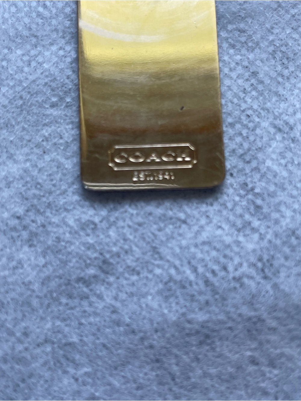 Coach GUC 2012 Metal Hangtag Horse & Carriage Key Fob - Picture 4 of 5